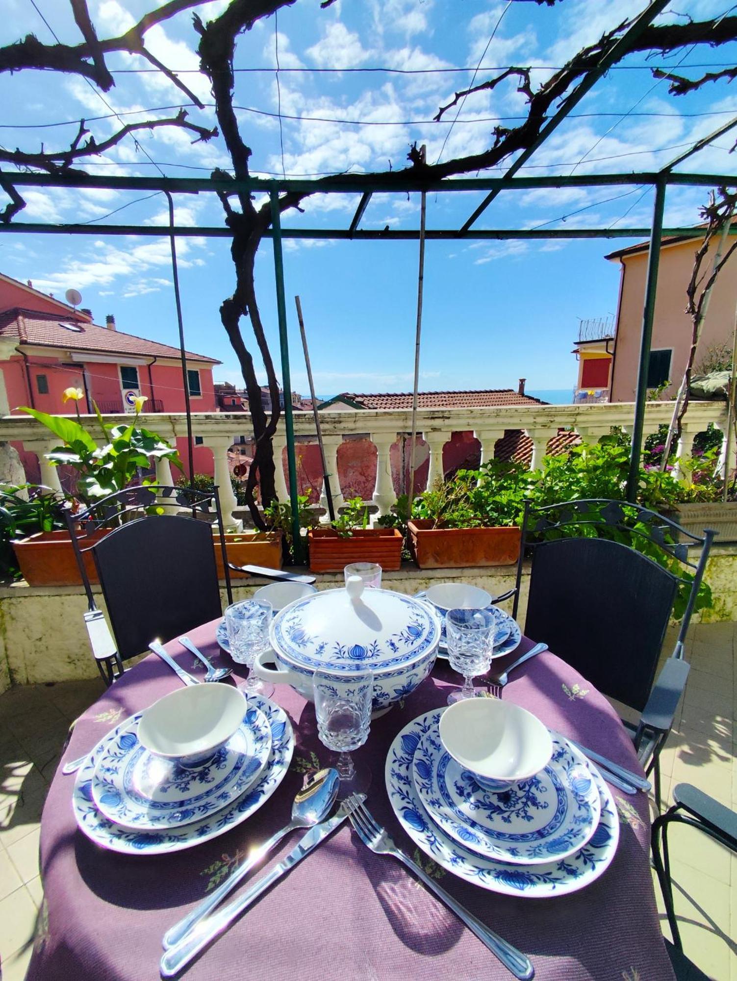 -La Terrazza Nel Vigneto- Golfo Dei Poeti Appartement Tellaro Buitenkant foto