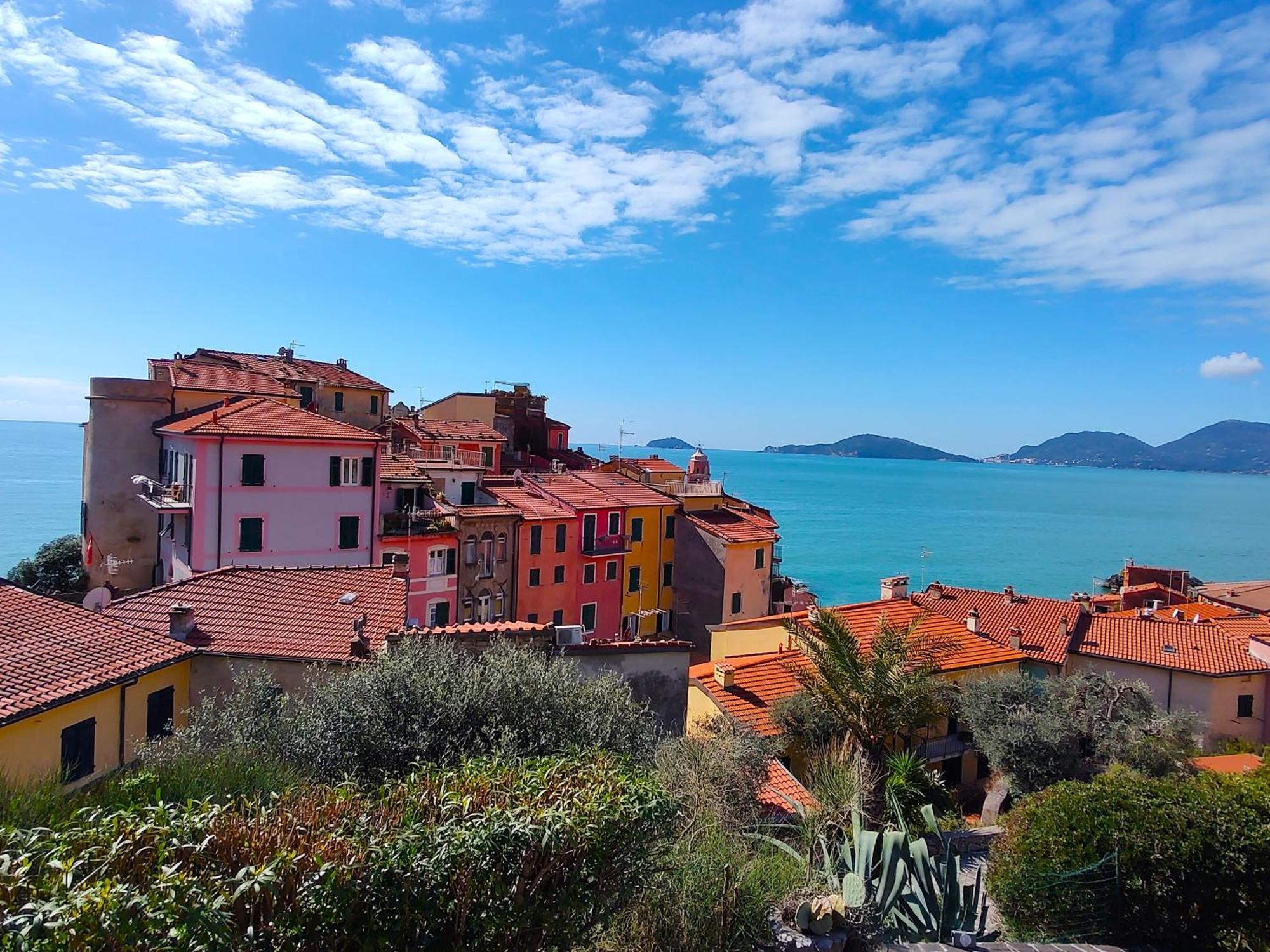-La Terrazza Nel Vigneto- Golfo Dei Poeti Appartement Tellaro Buitenkant foto